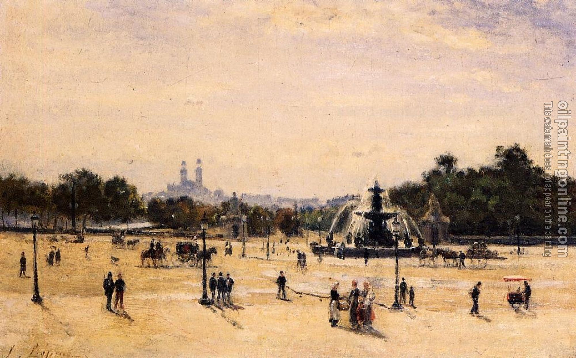 Lepine, Stanislas - Place de la Concord